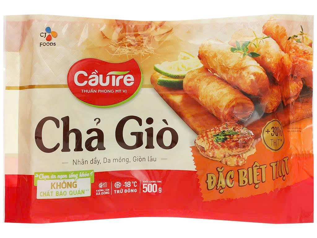 Chả giò đặc biệt thịt Cầu Tre 500 gram
