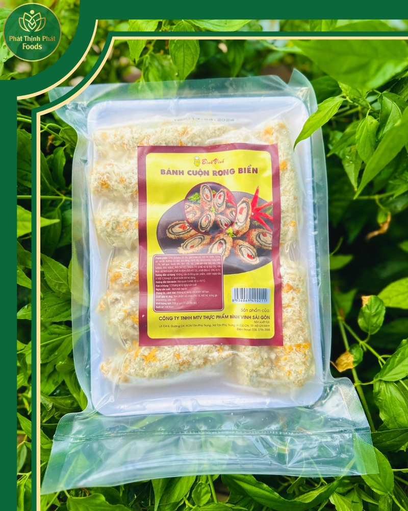 Bánh cuộn rong biển Bình Vinh