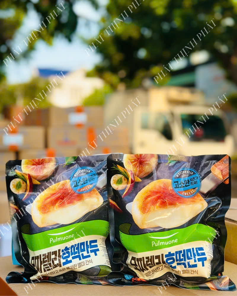 Bánh nếp nhân phô mai vị truyền thống Pulmuone 600 gram