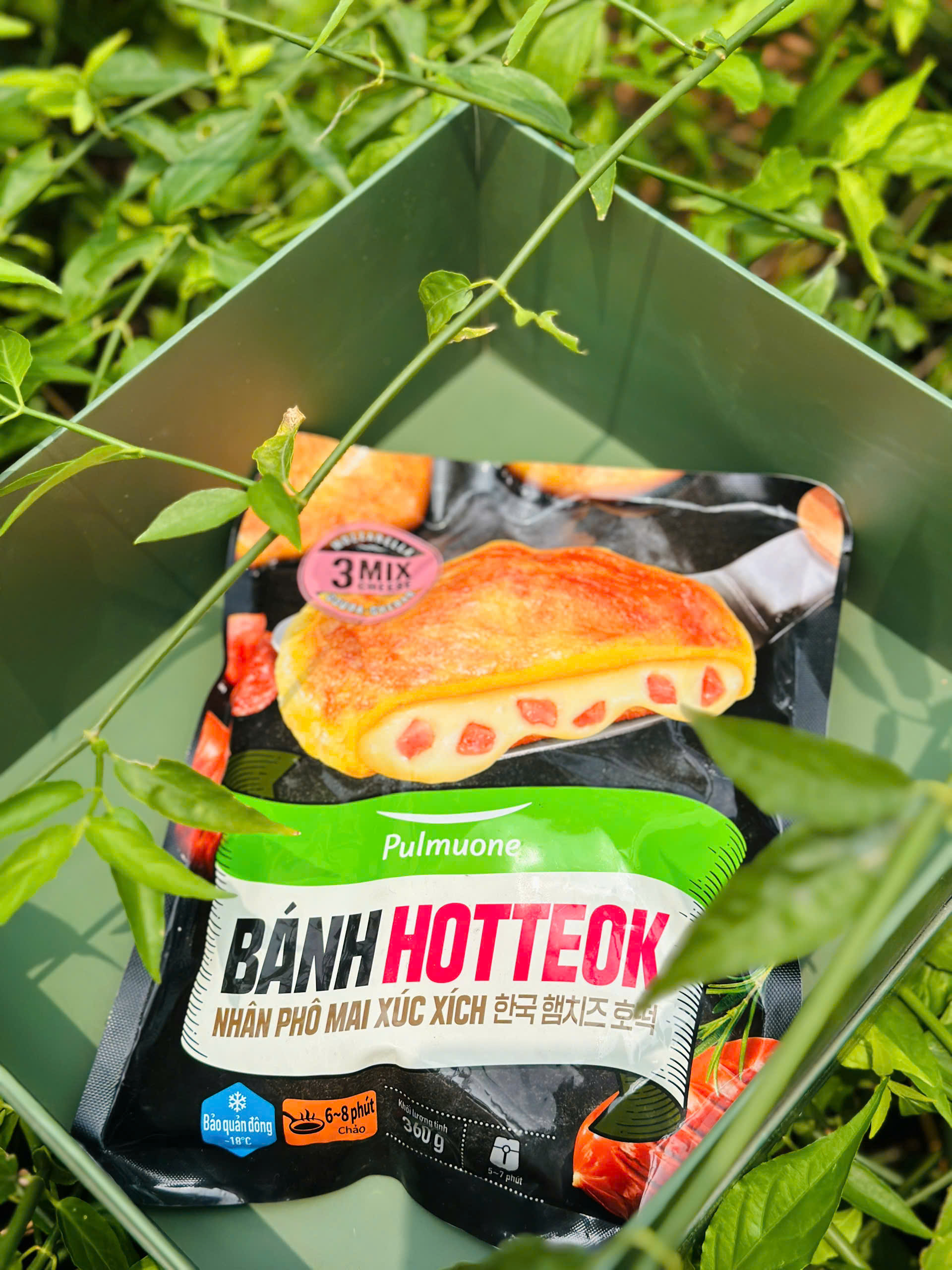 Bánh nếp nhân phô mai xúc xích 360 gram