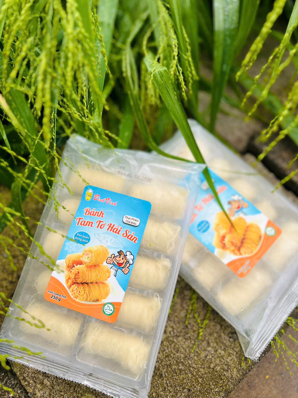 Bánh tam tơ Hải Sản Bình Vinh 250 gram