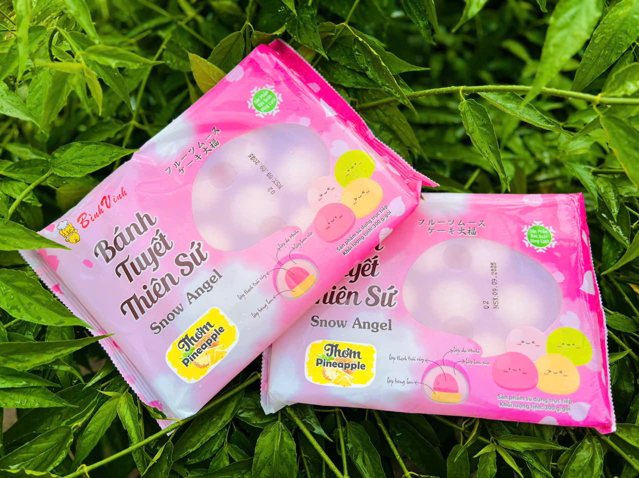 Bánh tuyết thiên sứ vị Thơm 300 gram