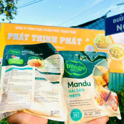 Mandu Hải Sản Bibigo 350gram - Cầu Tre