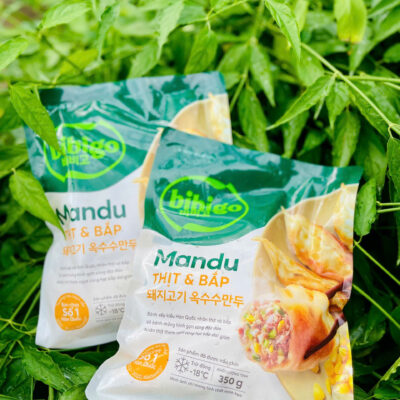 Mandu Thịt và Bắp Bibigo 350 gram Cầu Tre