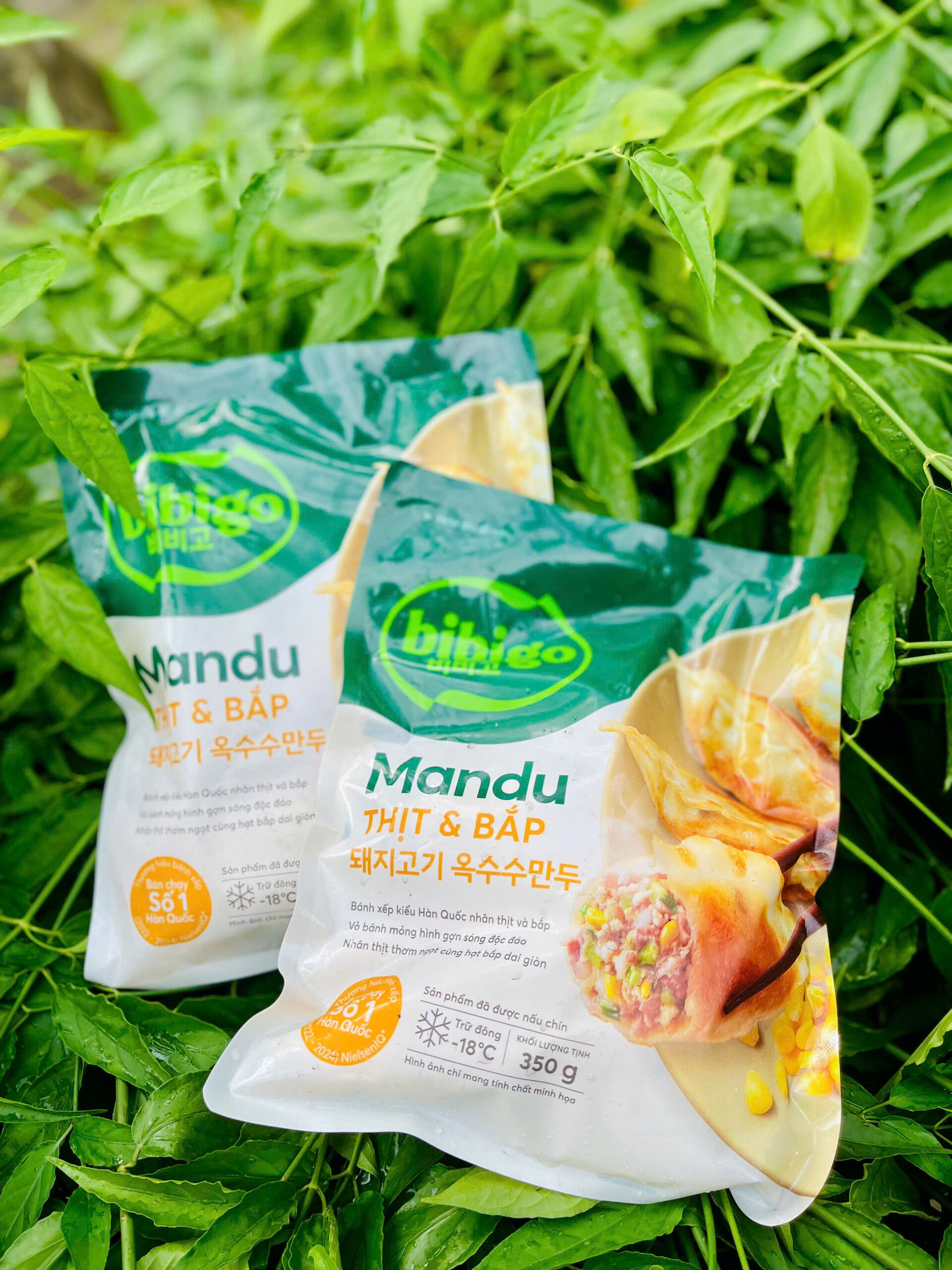 Mandu Thịt và Bắp Bibigo 350 gram Cầu Tre