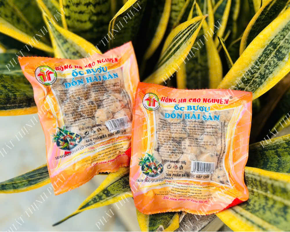 Ốc bươu dồn hải sản HHCN 500 gram