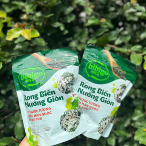 Rong biển nướng giòn vị nước tương kiểu Hàn Quốc 50 gram